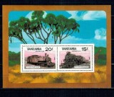Tanzania 1985 - Locomotive, bloc neuzat