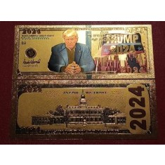 SUA 2024 - Donald Trump, president dollar, polimer