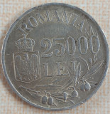 (A498) MONEDA DIN ARGINT ROMANIA - 25.000 LEI 1946, REGELE MIHAI I