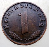 B.069 GERMANIA 1 REICHSPFENNIG 1938 D, Europa, Bronz