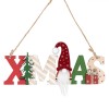 Decorațiune Suspendabilă Crăciun Gnome, Lemn, Multicolor, 20cm, Oem