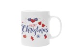 Cana alba personalizata Merry Christmas, INOVATIX&reg;. 330 ml