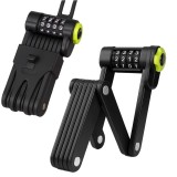 Antifurt pliabil pentru bicicleta Trizand cu cifru 4 cifre