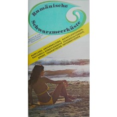 Rumanische Schwarzmeerkuste. Pliant turistic in limba germana