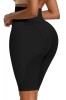 Chiloți modelatori push-up pentru fese și șolduri, Efect clepsidră - Negru - M/L, Negru, Linovit