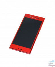 Ecran LCD Display Sony Xperia XZ Premium cu Rama, G8141 Rosu foto