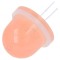 LED Portocalie 16mm 4-4.2V Convex 750-3200mcd