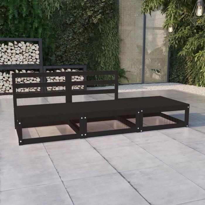 Gossi set mobilier de gradina,3 piese, lemn masiv de pin