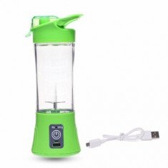 Blender portabil, cu USB, 380ml, verde foto