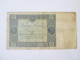Rara! Polonia 5 ZlotI/Zlotych 1930,bancnota din imagini la cel mai mic pret de pe site
