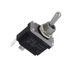Intrerupator basculant cu mentinere, 2 pozitii, 2 pini, ON-OFF, 16A 250VAC, 20A 24VDC, fara iluminare, SPST, FLKN2-11X-P