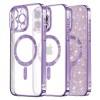 Husa pentru iPhone 12 Pro Max - Techsuit Luxury Glitter MagSafe - Light Purple