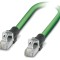 Patch cord SF/UTP 5 litat Cu, cositorit PUR verde 1m 22AWG PHOENIX CONTACT