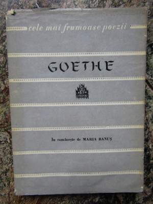 Goethe - Poezii( CELE MAI FRUMOASE POEZII ) foto