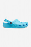 Cumpara ieftin Crocs slapi Classic Kids Clog culoarea turcoaz