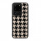 Husa Samsung Galaxy S20 Ultra - Skino Houndstooth, textil negru bej