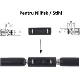Conector cuplare furtunuri aparate de spalat cu presiune - Nilfisk / Stihl