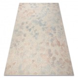 Covor din l&acirc;nă FLUX 461.60.AE990 OSTA - Abstracția, structural, loft crem / albastru, 240x340 cm
