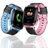 Ceas inteligent copii smartwatch touch screen cu SIM si GPS, camera foto, Ceramica