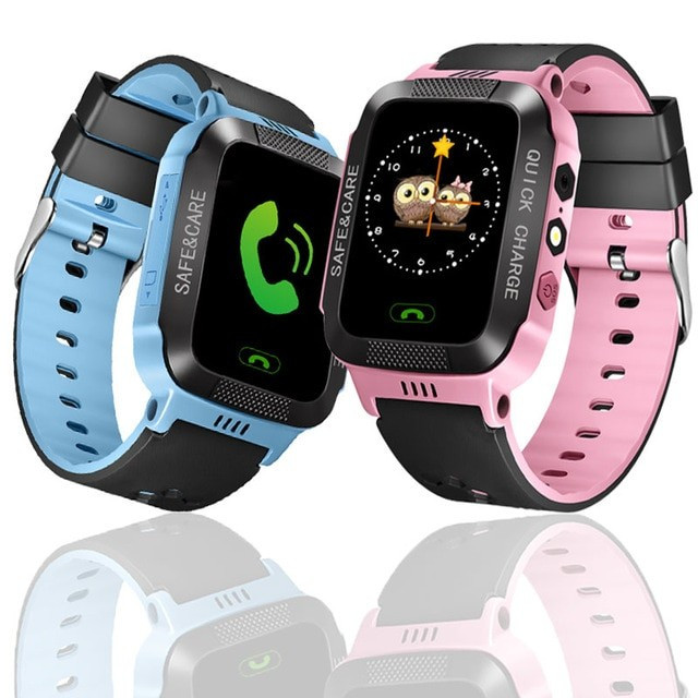 Ceas inteligent copii smartwatch touch screen cu SIM si GPS, camera foto