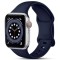 Curea silicon Hoco compatibila cu Apple Watch 1/2/3/4/5/6/SE/, 38/40/41mm, Albastru inchis