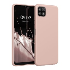 Husa pentru Samsung Galaxy A22 5G, Silicon, Roz, 55245.225, kwmobile
