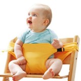 Ham Scaun Portabil Bebe Lazybaby, Siguranta, 6-36 Luni, Universal, Bumbac, Galben/Roz/Albastru