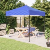 VidaXL Cort pliabil pentru petrecere, albastru, 2x2 m