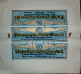 PESMETI VERITABILI DE BRASOV, ambalaj original, litografie