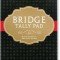 Bridge Tally Pad
