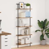 VidaXL Raft pentru cărți Lemn vechi 60 x 24 x 168 cm Lemn compozit