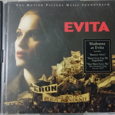 2 CD Andrew Lloyd Webber And Tim Rice ‎– Evita The Motion Picture Music