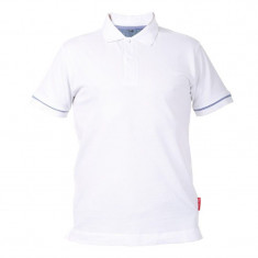 TRICOU BUMBAC POLO / ALB - M foto