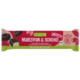 Baton Martipan Bio Rapunzel cu Glazura Ciocolata Amaruie, Migdale, Eco, Vegan, Fara Zahar Rafinat