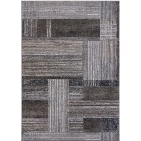 Covor Modern, Kolibri 11561-BG92, Marime 80 x 150 cm, Gri, Maro, Inaltime Fir 9 mm, Antialergic, Polipropilena, Living, Dormitor, Hol
