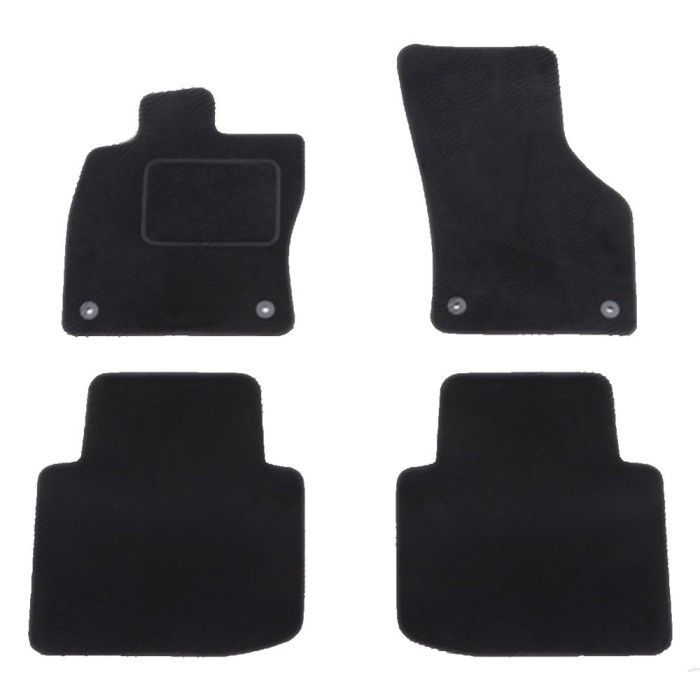 Set covorase auto mocheta Velor SKODA SUPERB (3V), 05.2015-06.2024, negru,