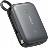 Innostyle Powergo Mini Powerbank 10000Mah 3X Usb Usb-C 22.5W Cu Cablu Usb-C, 10000 mAh