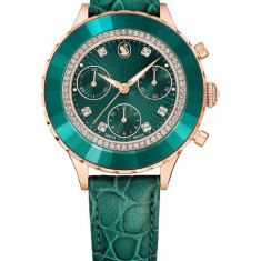 Swarovski ceas OCTEA CHRONO femei, culoarea verde