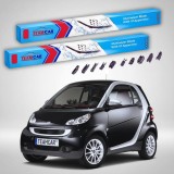 Cumpara ieftin Ștergătoare Smart Fortwo Cabrio 451 2007-2015 | Set Față Flat Premium &ndash; TeamCar&reg;