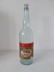 Sticla veche cognac coniac Vaslui Specialitate 1973, goala, 1 litru