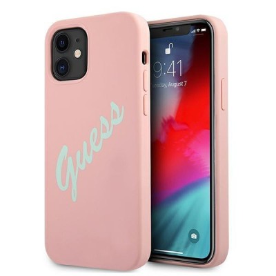 Husa Originala Guess iPhone 12 / 12 Pro - GUHCP12MLSVSPG foto