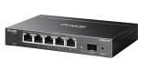Omada 5-Port 2.5GBASE-T Easy Managed Switch with 1 10GE SFP+ Slot PORT: 5 2.5G RJ45 Ports 1 10G SFP+ Slot SPEC: Desktop Steel Case and Fanless FEATURE