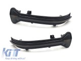 Semnale de &icirc;ntoarcere LED dinamice de tuning potrivite pentru oglinzile laterale ale BMW Seria 5 G30, G31, M5 F90 2017-2020, Seria 6 GT G32 2017-2020,