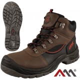 Bocanci de lucru BTCRH cu varf de otel, piele granulata Crazy Horse, marimea 43, Artmas ART603011