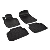 Covorase Cauciuc Tip Tavita BMW Seria 7 E65 E66 Scurt 2001-2008, Protectie Tunel Spate, Negre, ALM