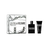 Zadig &amp; Voltaire This is Him set cadou pentru bărbați EDT 50 ml + 100 ml gel de duș
