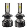 Set 2 LED-uri Auto Techstar&reg; V6, H7, 40w, 4000 Lumeni, 6500K, AUTO, 12-24 Volti, COB, Canbus, Radiator Aluminiu
