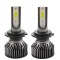 Set 2 LED-uri Auto Techstar&reg; V6, H7, 40w, 4000 Lumeni, 6500K, AUTO, 12-24 Volti, COB, Canbus, Radiator Aluminiu