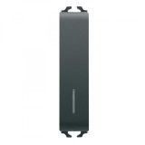 Intrerupator simplu cu led 1 2M Gewiss Chorus negru GW12022