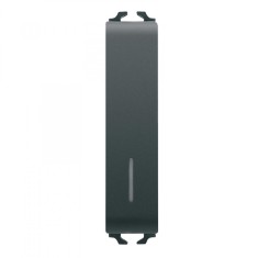 Intrerupator simplu cu led 1 2M Gewiss Chorus negru GW12022